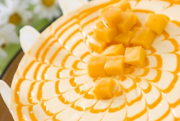 Кокосовый торт с манго