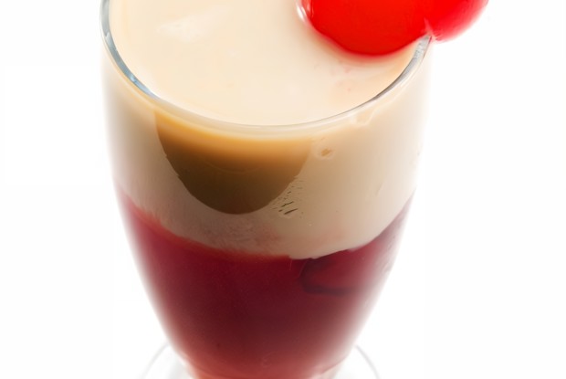 Кокосово-малиновый коктейль