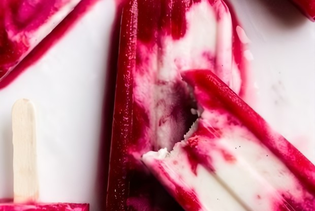 Кокосовое мороженое с апельсином