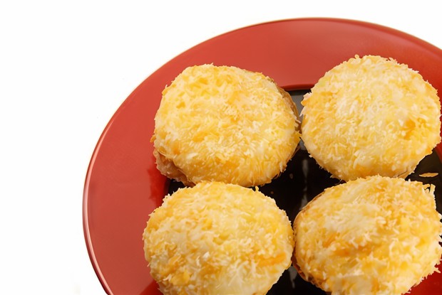 Кокосовое печенье с тростниковым сахаром