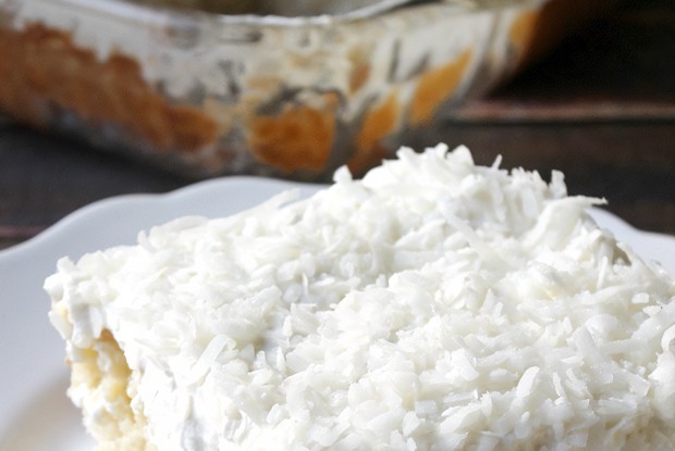 Кокосовые пирожные с кремом