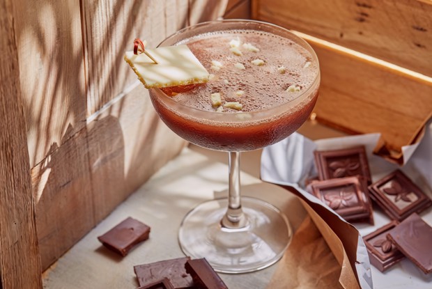 Коктейль «Белым по черному»