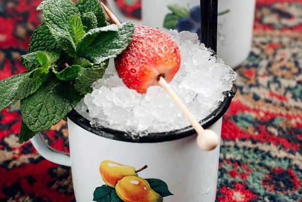 Коктейль «Прасковья на щавели»