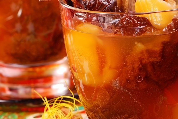 Компот из сухофруктов с цедрой