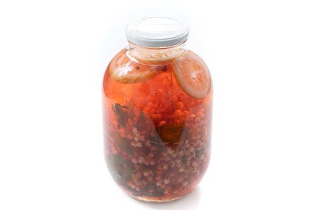 Компот-мохито со смородиной на зиму