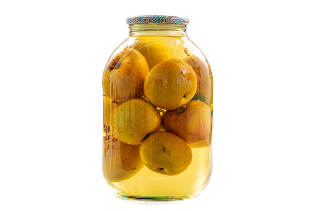 Компот на зиму из целых яблок