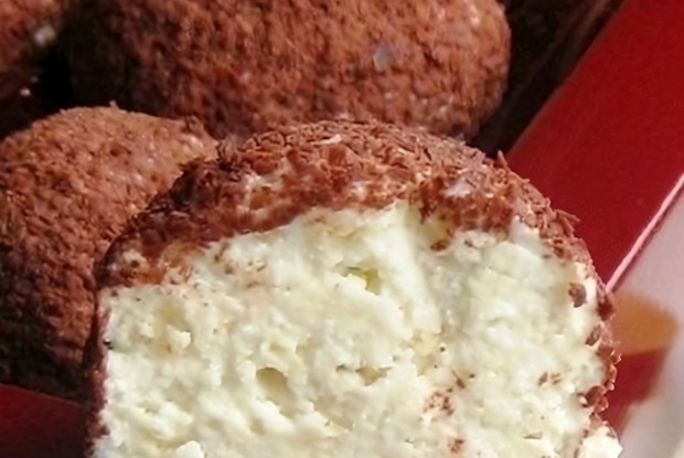 Конфеты из творога с орехами