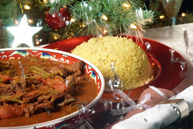 Кореш из зеленой фасоли, говядины и помидоров