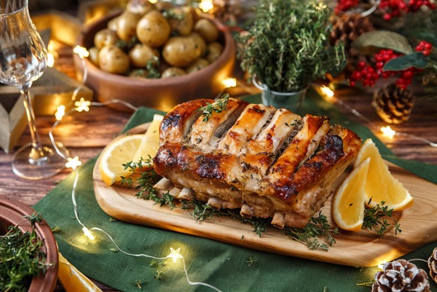 Корейка в медово-апельсиновой глазури