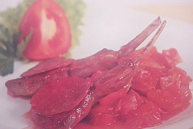 Котлеты из барашка по-наваррски