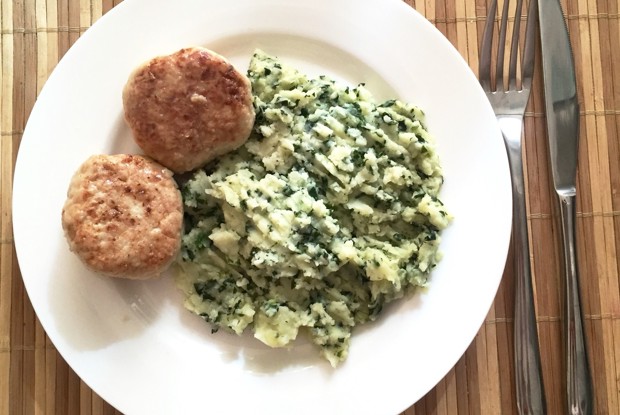 Котлеты из индейки с картофельным пюре