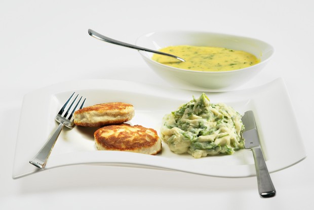 Котлеты из индейки с соусом беарнез