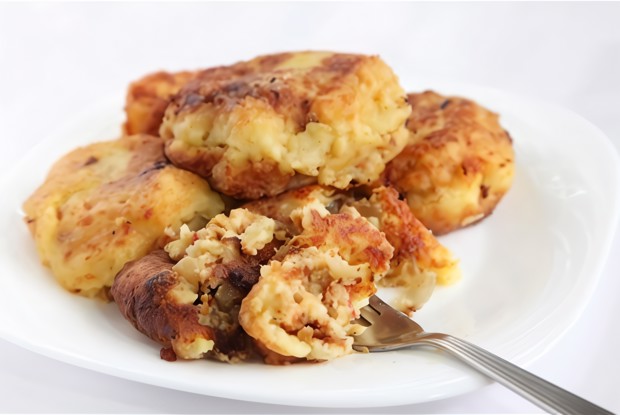 Котлеты из картофеля и отрубей