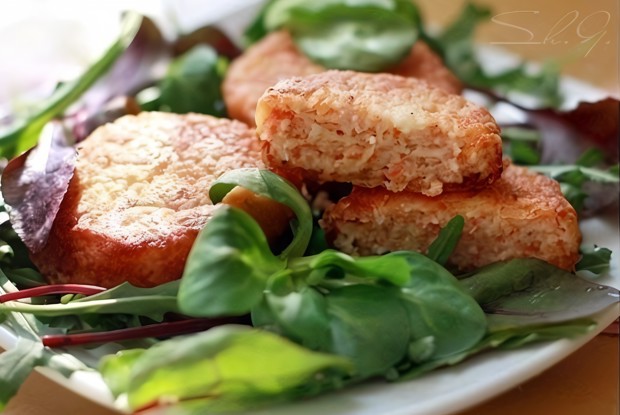 Котлеты с крабовыми палочками