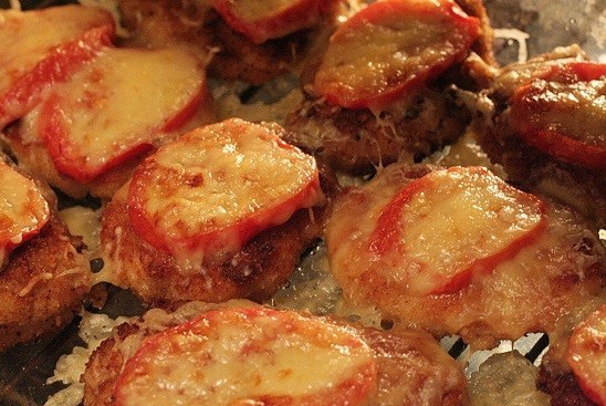 Котлеты из индейки с сыром