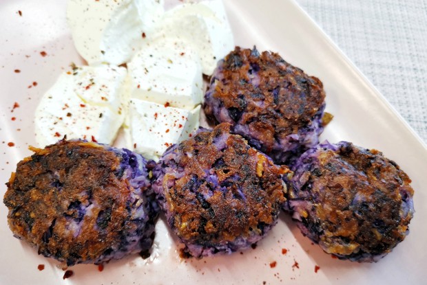 Котлеты из краснокочанной капусты