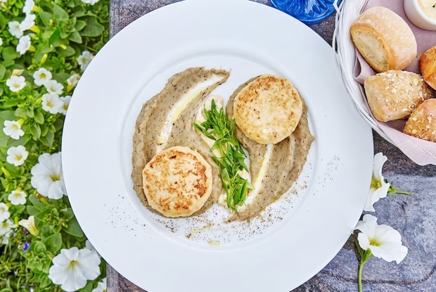 Котлеты из щуки с трюфельным пюре