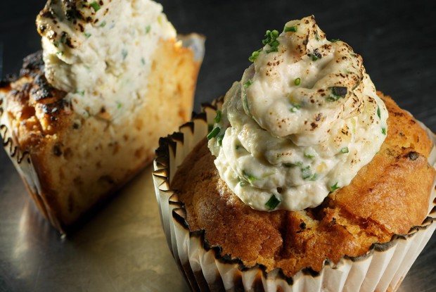 Крабовые капкейки