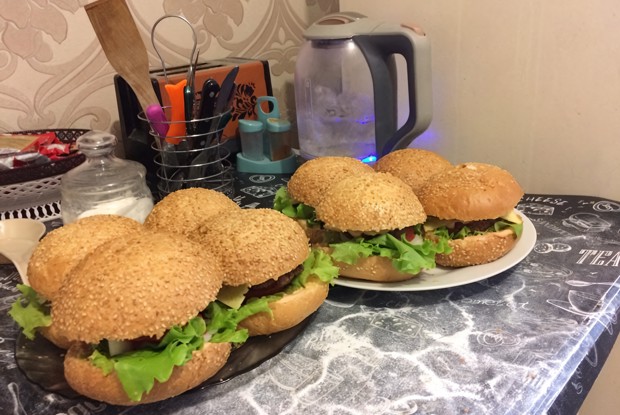 Крабсбургер по рецепту Спанч Боба