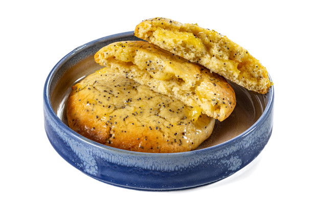 Крамбл куки с маком и лимоном