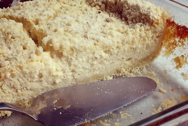 Крамбл творожно-яблочный