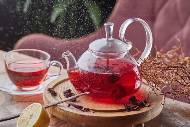 Красный грог с джином