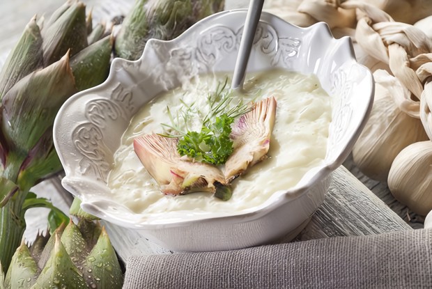 Крем-суп из артишоков