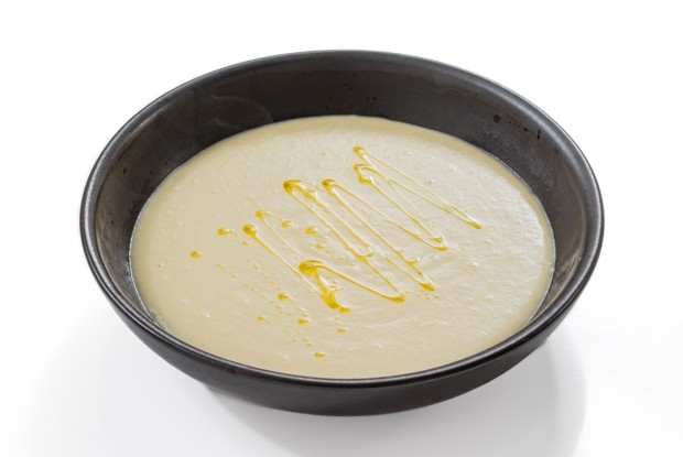 Крем-суп из белой фасоли