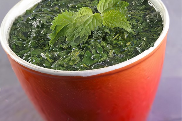 Крем-суп из крапивы и черемши