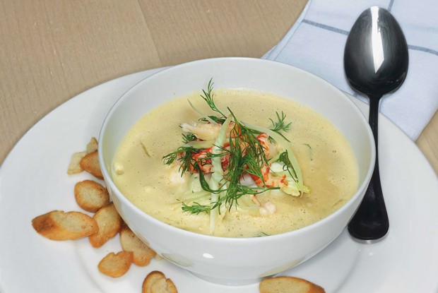 Крем-суп из раков