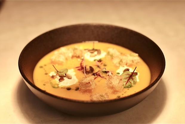 Крем суп из запеченной тыквы