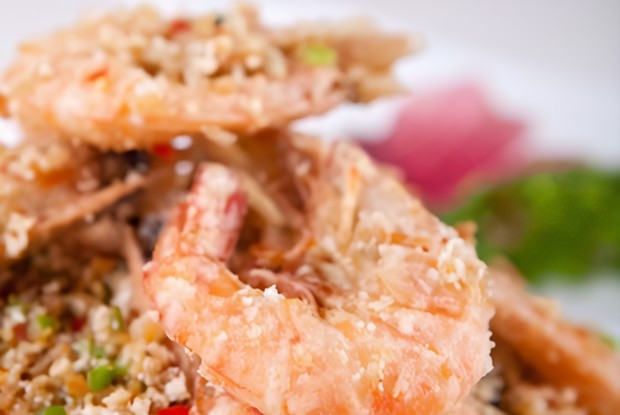 Креветки в сычуаньском перце и соли