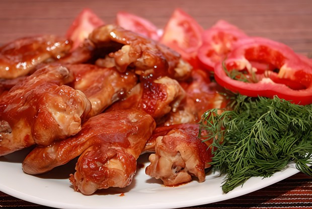 Крылышки в кока-коле с имбирем