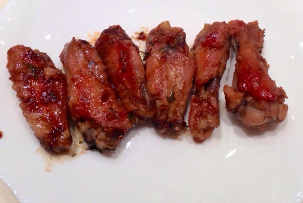 Крылья в медово-соевом соусе