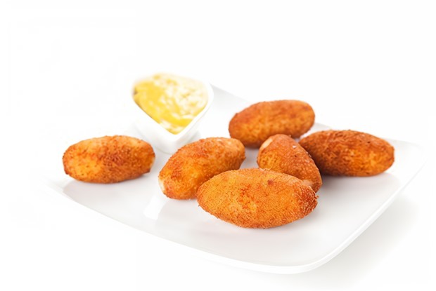 Крокеты из риса и ветчины с пармезаном