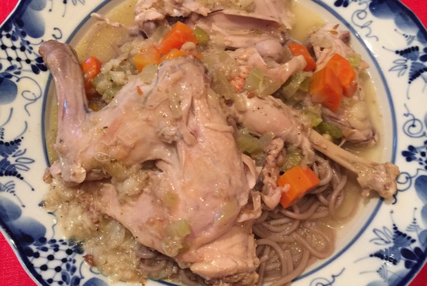 Кролик тушеный с овощами (Диета № 9)