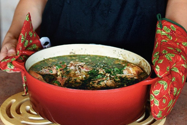 Кролик в белом вине