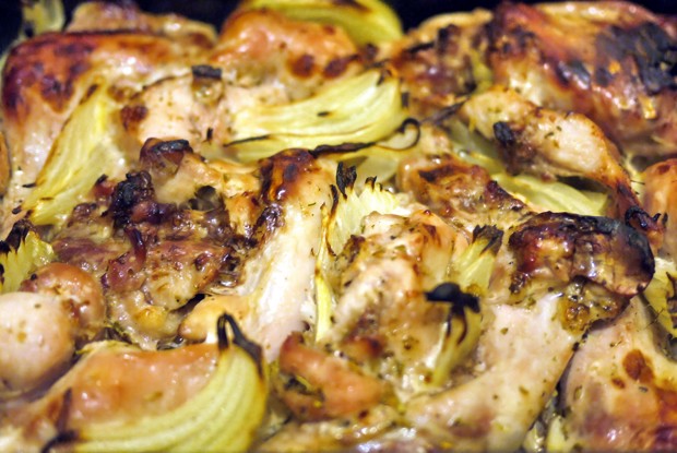 Кролик, запеченный с тимьяном