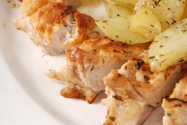 Кролик жареный