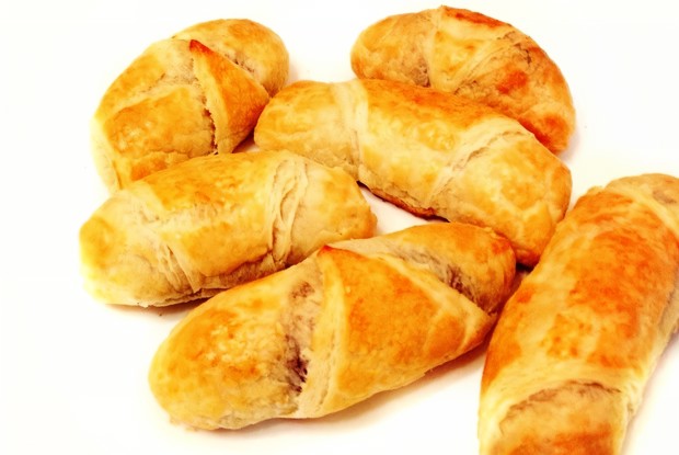 Круассаны с шоколадной пастой