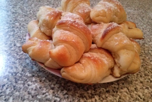 Круассаны со сгущенкой