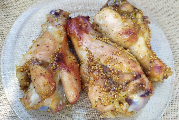 Крыло индейки в горчично-медовом маринаде