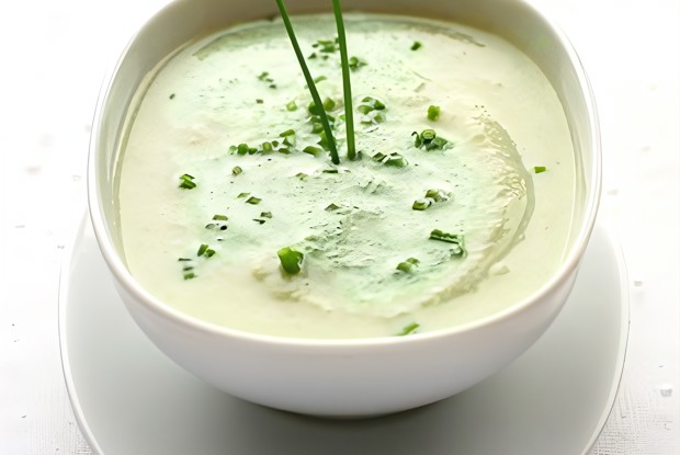 Кубинский суп из цветной капусты с сырным соусом