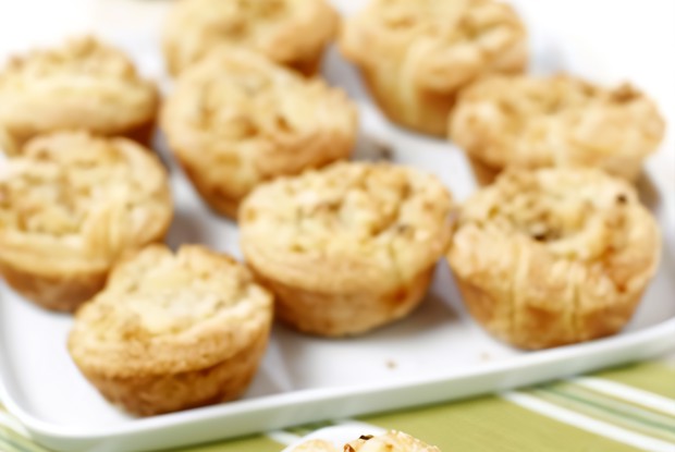 Кукурузные маффины с грушей и карамелизованным имбирем