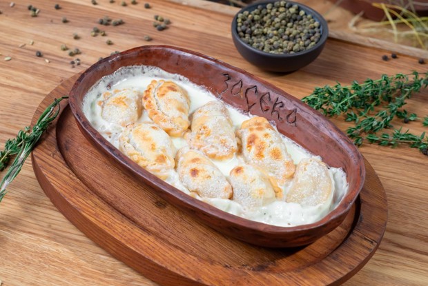 Кундюмы с гречкой и грибами