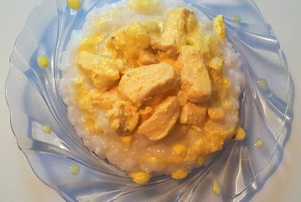Курица карри с рисом