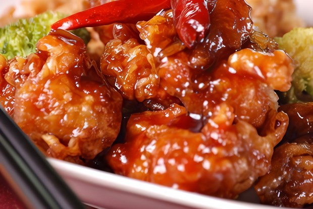 Курица, маринованная с чили и шалфеем