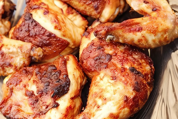 Курица на гриле в соусе из инжира