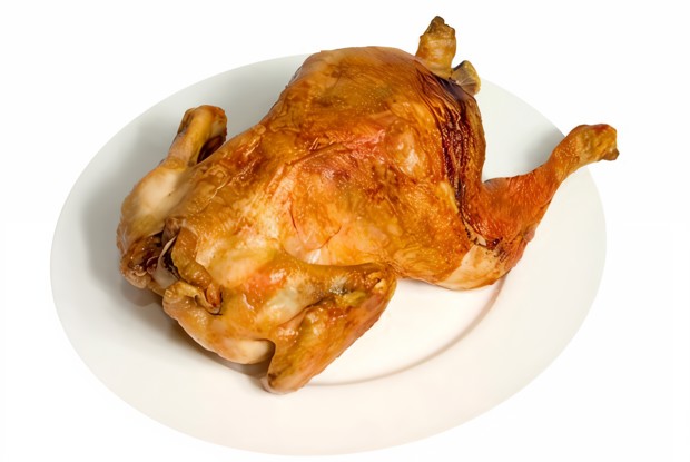 Курица на соли