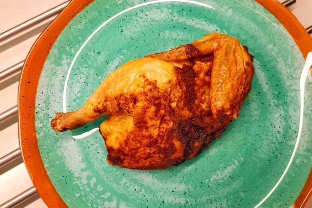 Курица на соли